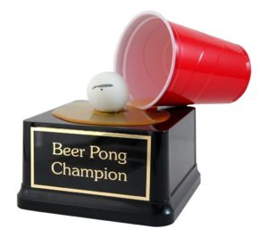 Beer Pong Champion award