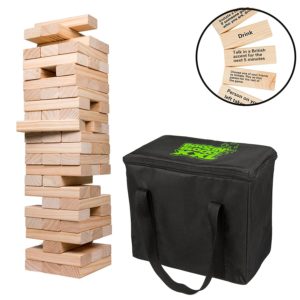 Giant Stacking Game with Drinking Instructions