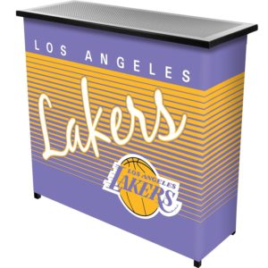 Lakers color wrap for portable bar