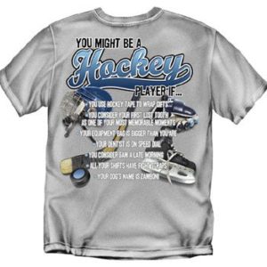 List Hockey T-Shirt for tailgate party