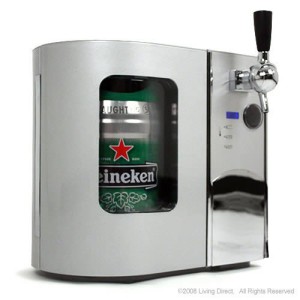 Mini Kegerator Refrigerator & Draft Beer Dispenser