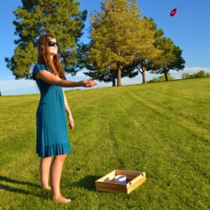 Washer Toss is a great tailgate party game