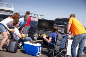 Tailgate party generator can run your TV